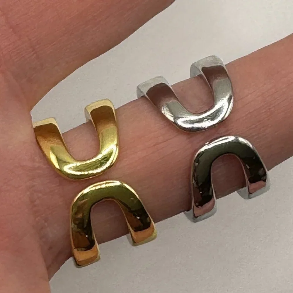 Adjustable Bling Statement Ring Baguette Cut and Channel Set 1417 - Picture 10 of 10